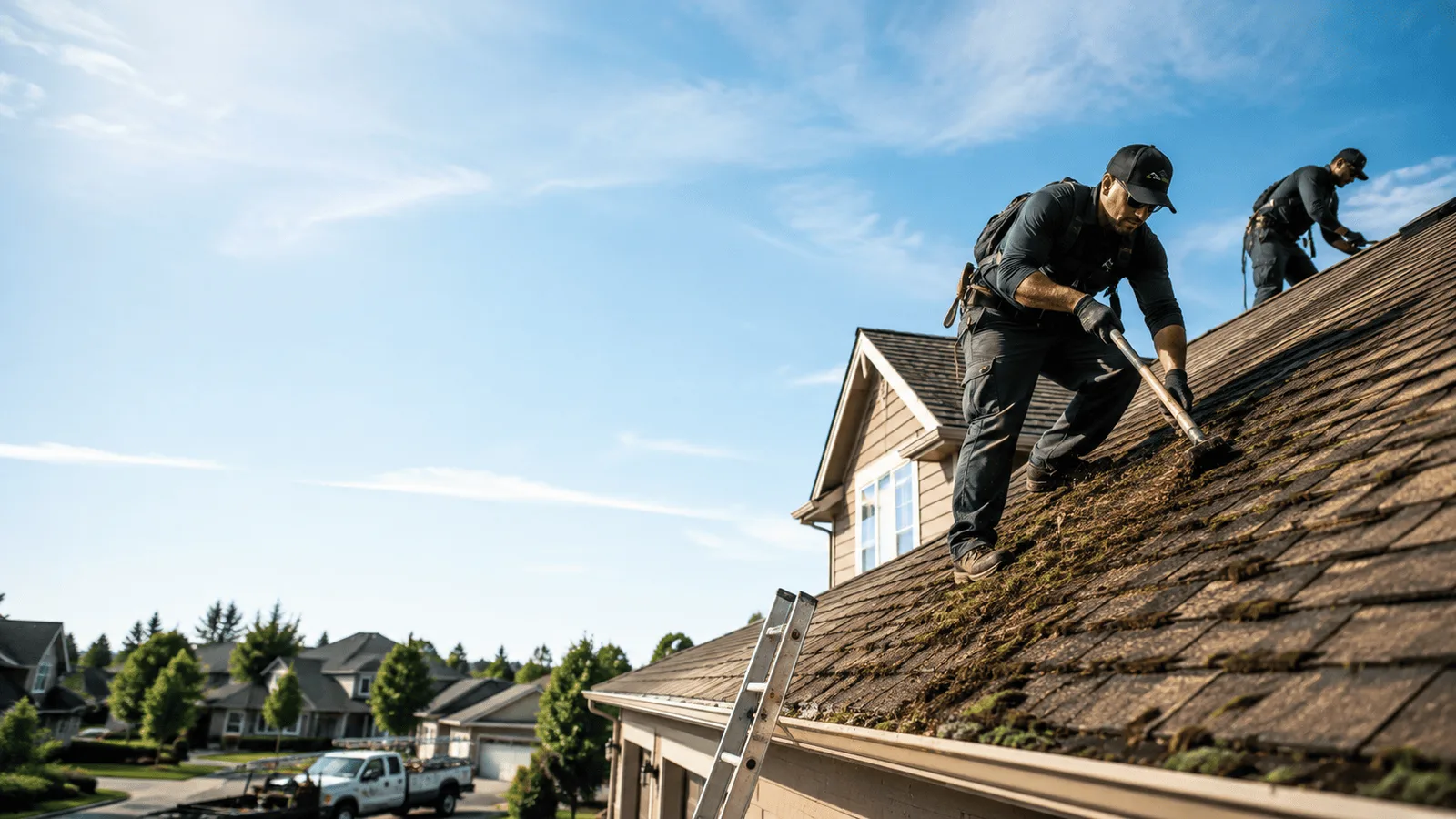 Roof Moss Removal in Hope, MN near me